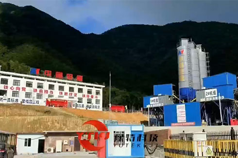 豫特科技助力安能集團(tuán)水電站重點(diǎn)項(xiàng)目，機(jī)制砂生產(chǎn)線。